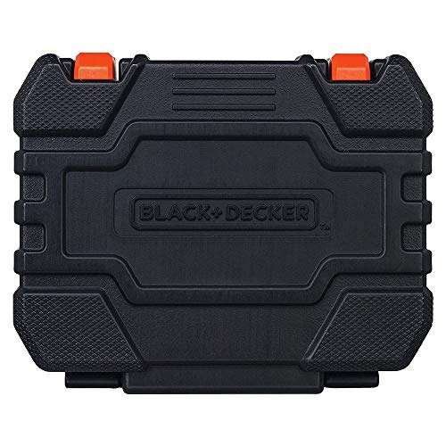 Taladro Percutor BLACK+DECKER BDCHD12S1-XJ 12V con batería litio 1.5 Ah + Set de 50 piezas con brocas y puntas para atornillar y taladrar