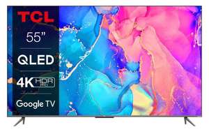TV QLED TCL 55" 55C631 Ultra HD 4K con Google TV
