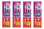 12 x Colgate ZigZag Cepillo de Dientes Dureza Media, 4 packs de 3 uds (6'37€ con más suscripciones, 0'58€/ud o 0'53€/ud)