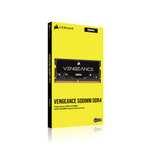 Corsair Vengeance SODIMM 32GB (1x32GB) DDR4 2666MHz CL18 Memoria para Portátiles/Notebooks