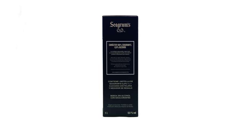 Seagram's 0.0% Bebida sin Alcohol con Removedor de regalo, 1 L
