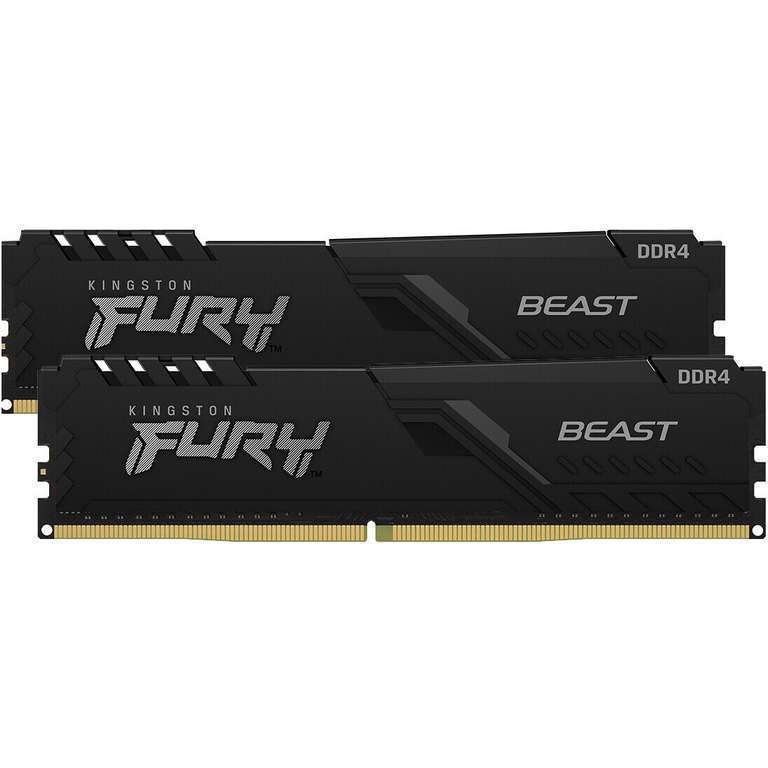 Kingston FURY Beast 16GB Kit (2x8GB) RAM DDR4 3600 CL17 [Nuevas cuentas Miravia]