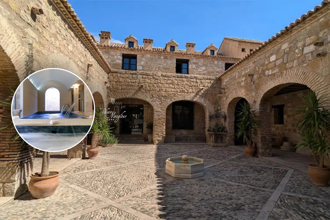 RELÁJATE COMO UN REY A 20 MIN DE JÁEN! Un palacio del Siglo XIX con desayuno+1 acceso al SPA y -50% EN NIÑOS | Mengibar (Nov-dic)