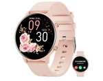 Smartwatch con llamadas en rosa o negro