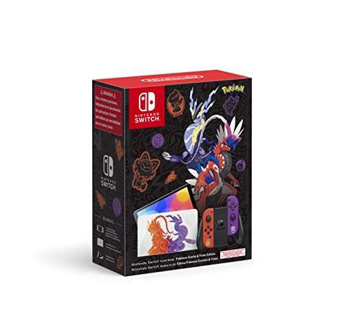Consola Nintendo Switch OLED Edición Limitada Pokémon Escarlata y Púrpura (Precio con envío incluido)