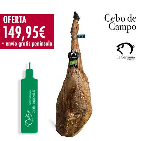 Jamón Cebo de Campo 50% Ibérico 7-8kg Huelva