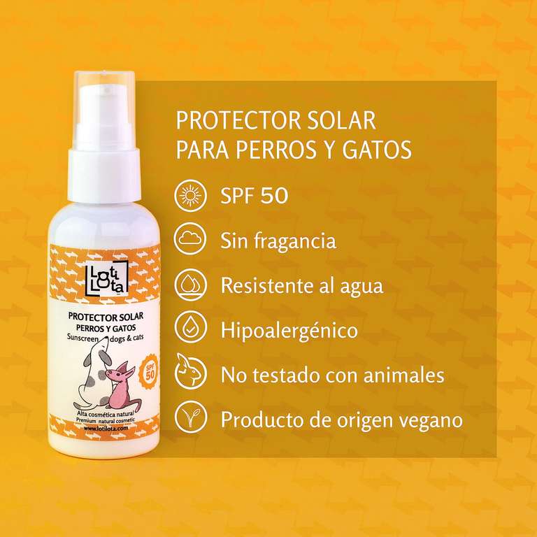 Protector solar perros y gatos