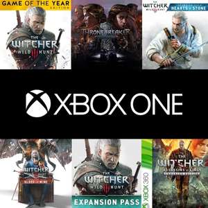 XBOX One, X|S :: The Witcher 3: Wild Hunt Normal 5,99€ o GOTY 9,99€, The Witcher 2, Thronebreaker, Blood and Wine, Hearts of Stone