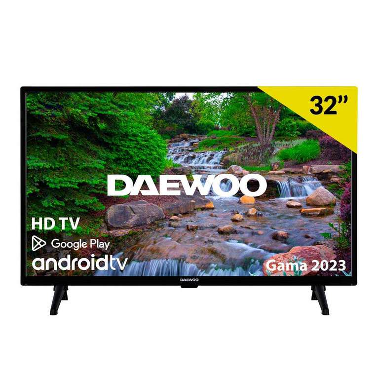 Televisor Smart TV Daewoo 32DM53HA1 32'' HD Android 11 WiFi Bluetooth E negro