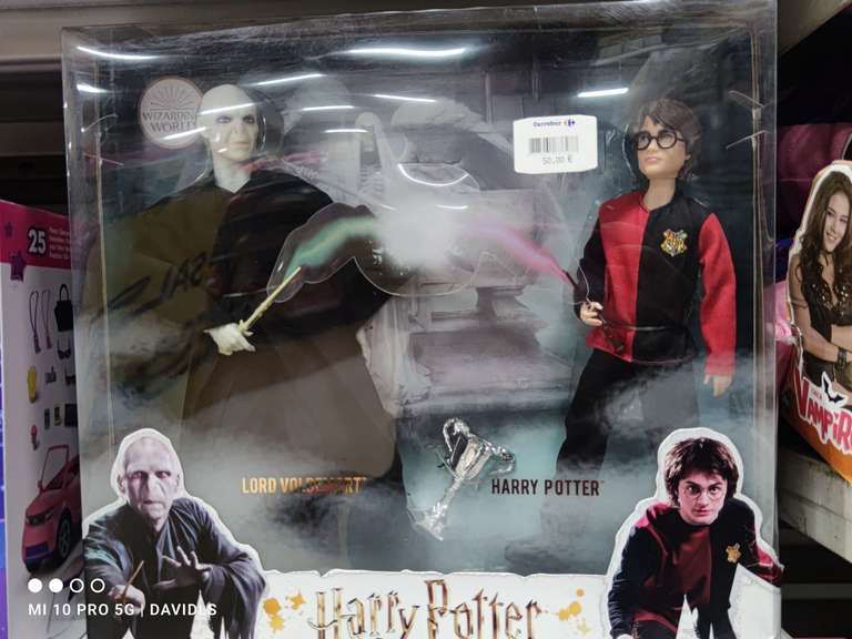 Figuras Harry Potter y Voldemort Mattel