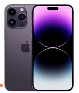 Apple iPhone 14 Pro Max, Púrpura, 128 GB, 5G, 6.7" Pantalla Super Retina XDR, Chip A16 Bionic, iOS