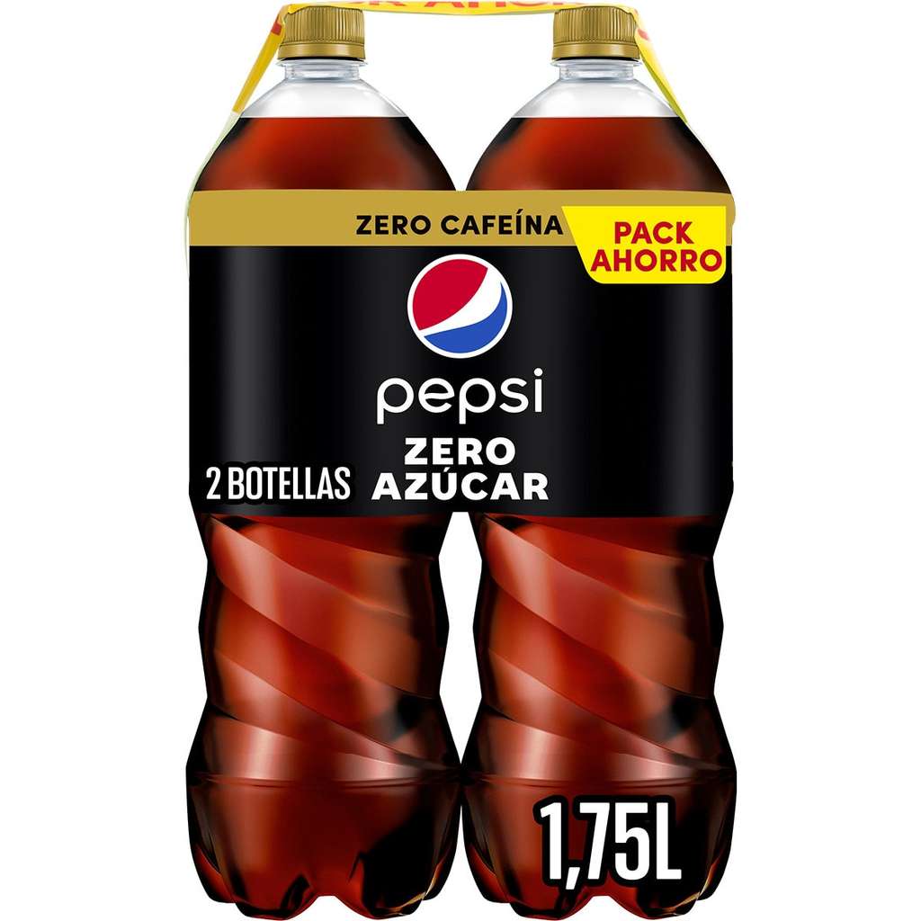 Refresco de cola sin azúcar ZERO CAFEÍNA pack 12 latas 33 cl