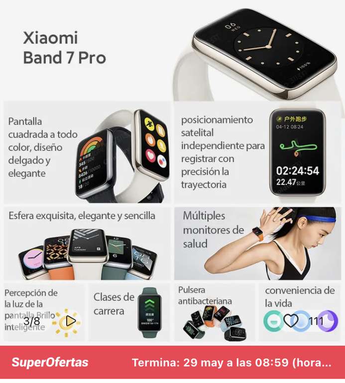 Xiaomi Band 7 Pro (Desde España)