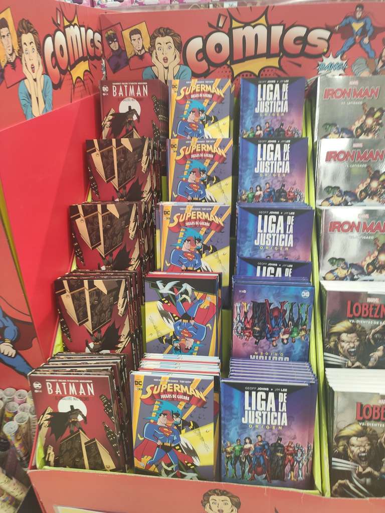Cómics (Tapa dura) carrefour DC comics: Batman, Superman y La liga de la justicia