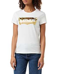 Levi's The tee Hsmk Powder Print (Gold Camiseta para Mujer