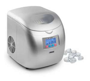 PRINCESS Máquina para hacer hielo 200 W,Capacidad: 2.8 L, Tapa de llenado de seguridad, Totalmente automático, Monitor LCD