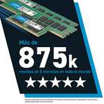 Crucial RAM 16 GB DDR4 3200 MHz CL22 (versión 8GB 23.38€)