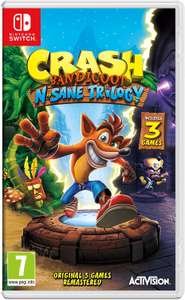 Crash Bandicoot N. Sane Trilogy, Crash Team Racing Nitro Fueled, Spyro Reignited Trilogy, Crash Bandicoot 4 - It´s About Time