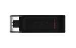 256 GB Kingston DataTraveler USB 70 - DT70: Una unidad flash USB-C confiable y versátil en color negro