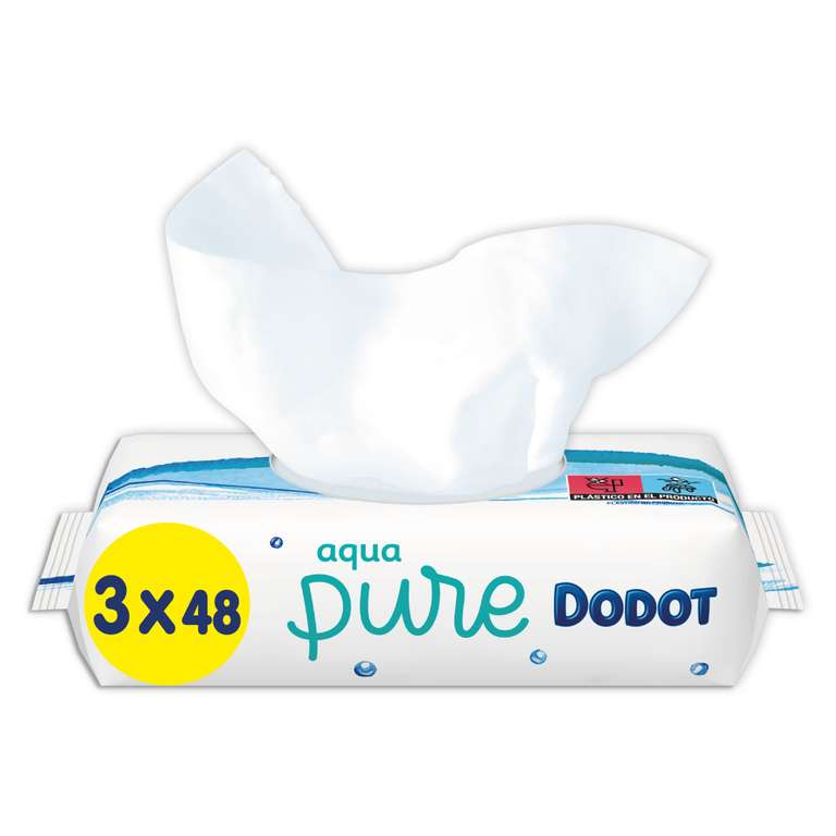 Dodot Aqua Pure Toallitas Para Bebé,144x4 (pidiendo 4 unidades)