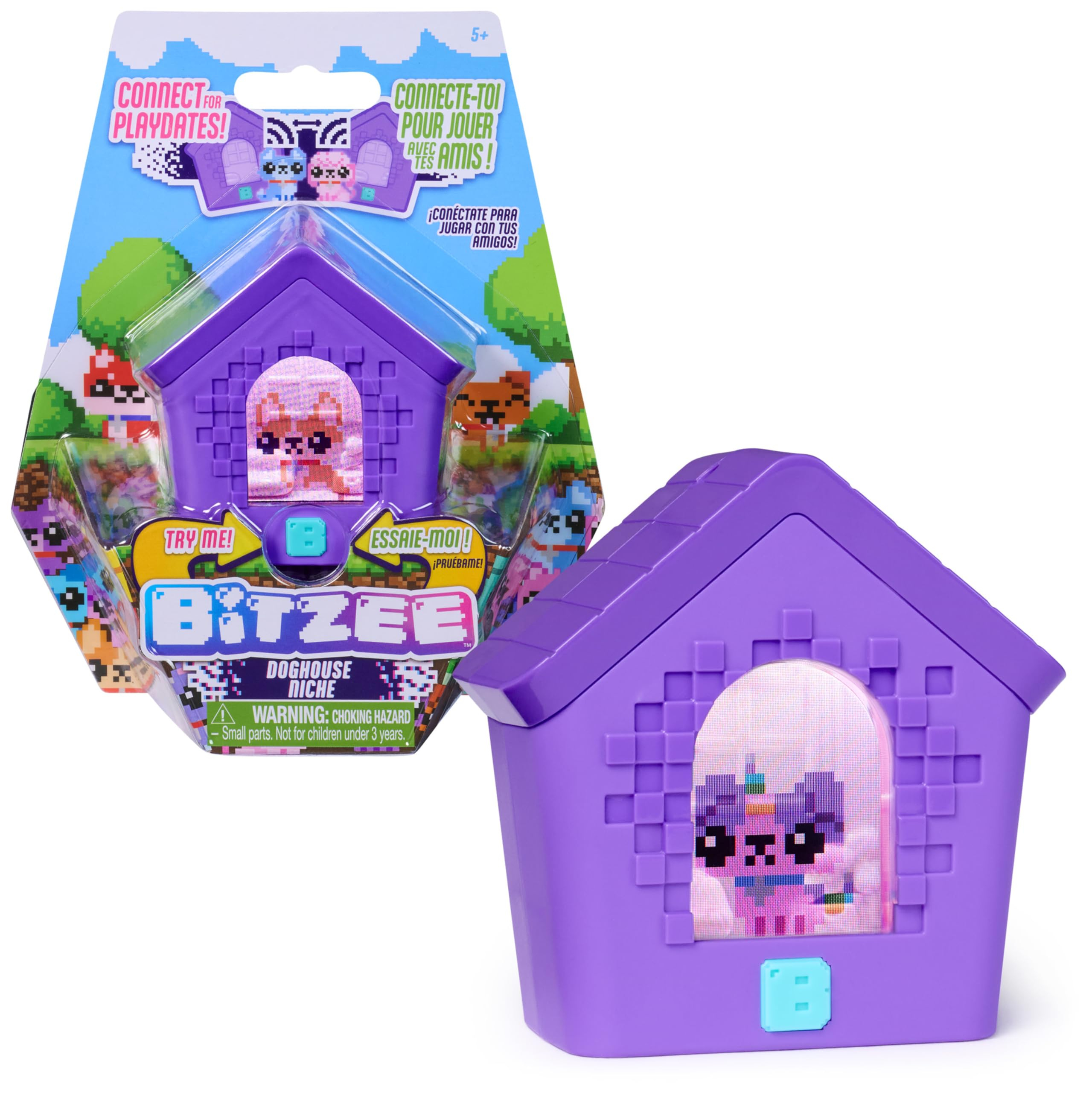 Bitzee Mascota Virtual Doghouse 15 Cachorros Interactivos Luces y Sonidos