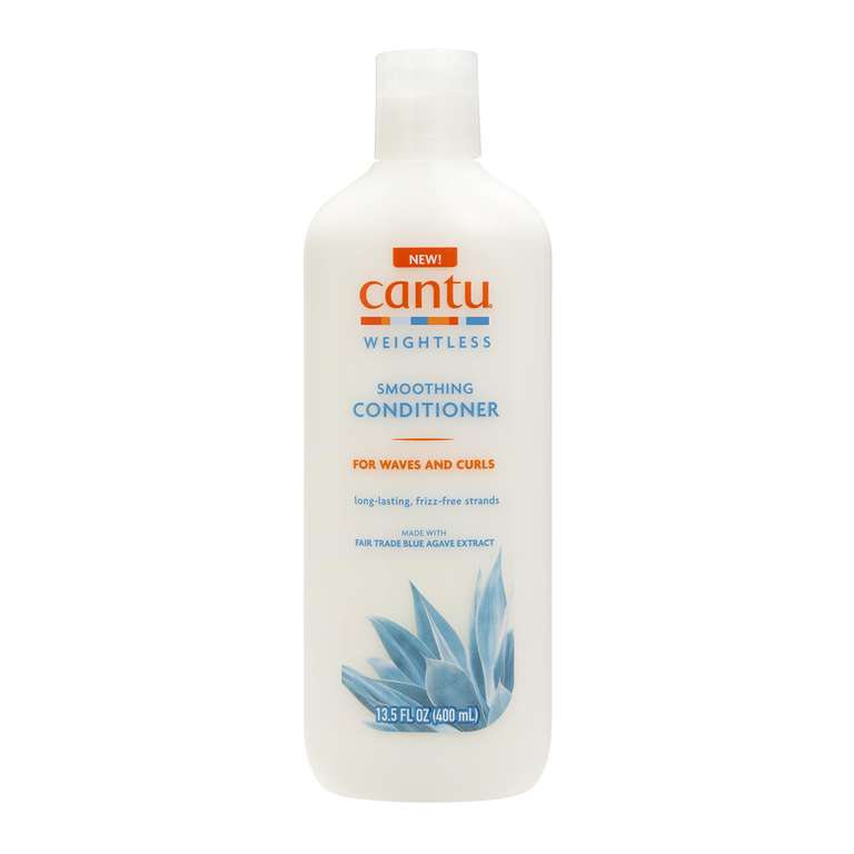 Acondicionador Antiencrespamiento Ligero Cantu Weightless (400 ml) - Hidratación Sin Apelmazar, Apto Método Curly