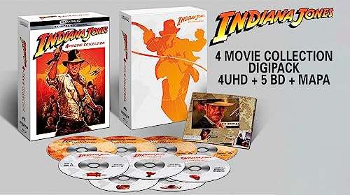 Indiana Jones: 4-Movie Collection 4K Blu-ray (DigiPack)