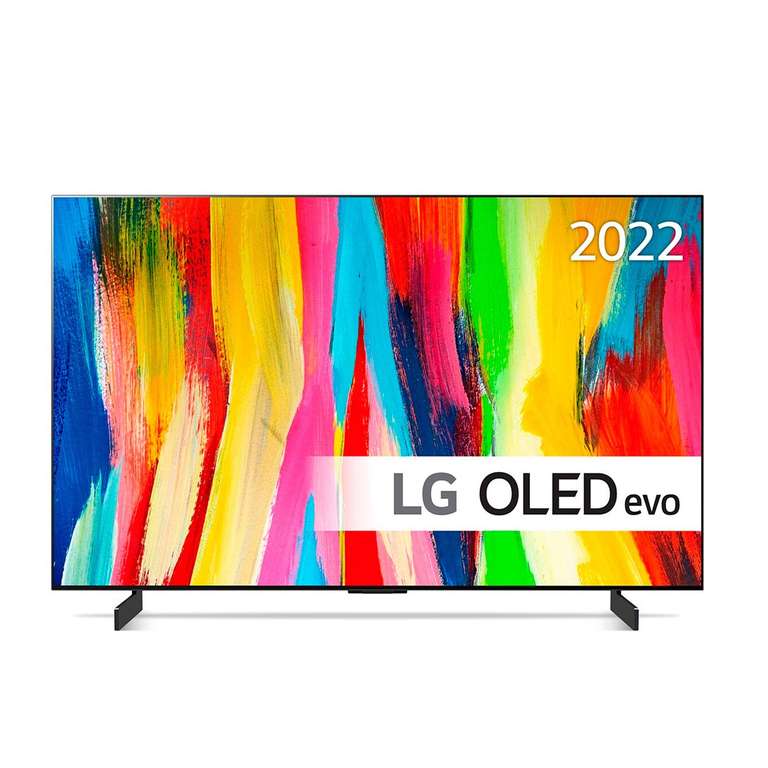 LG OLED42C24LA - TV OLED, 42 pulgadas, UHD 4K, a9 Gen 5 con IA, Dolby Atmos, Magic Remote