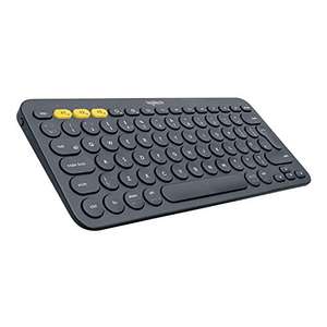 Logitech K380 teclado Inalámbrico Multi-Dispositivos Disposición QWERTY Español, en negro o rosa