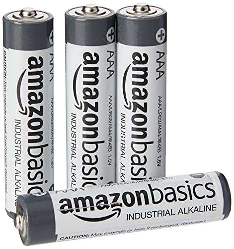 40 Pilas alcalinas AAA Amazon Basics