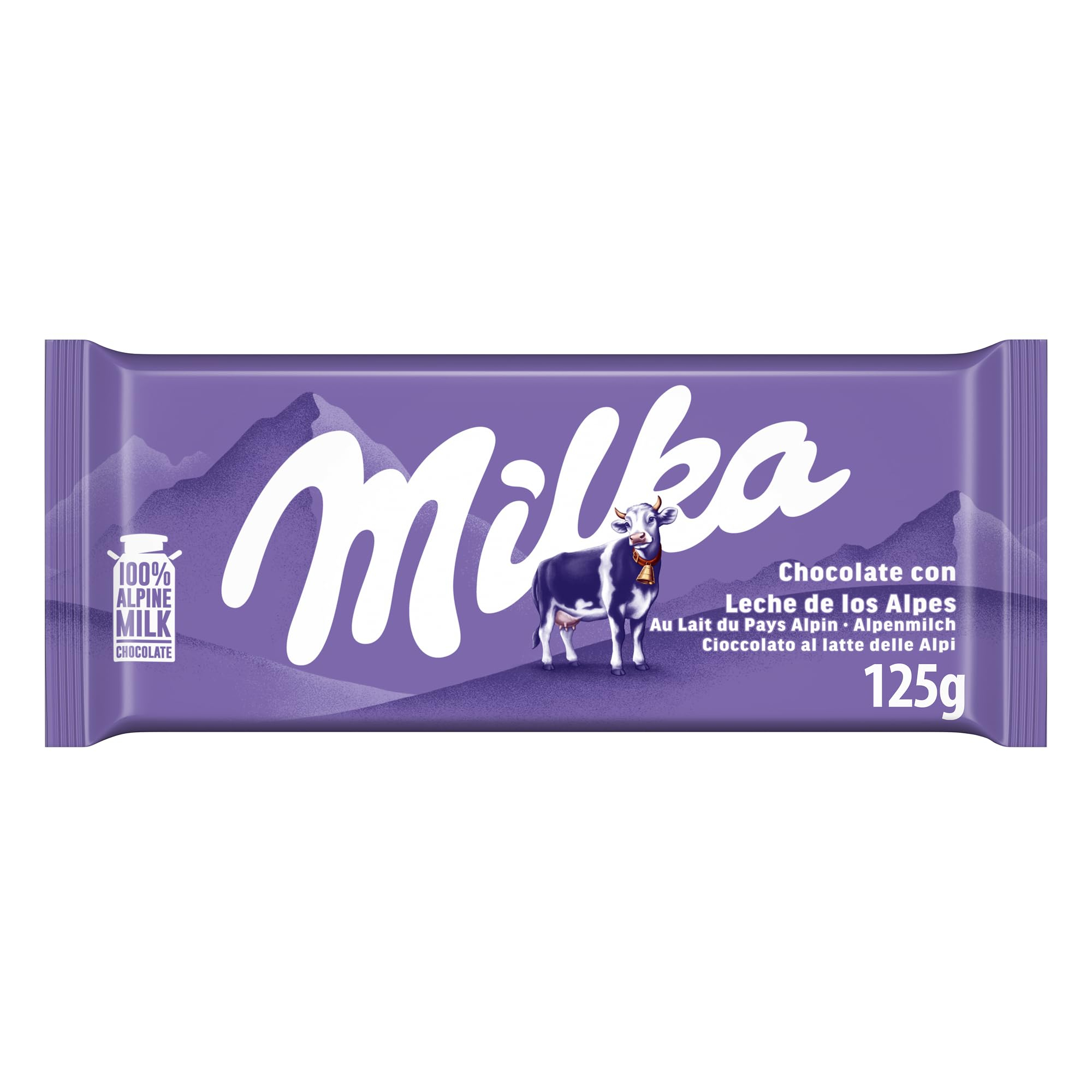 Milka Tableta de Chocolate con Leche, 125g