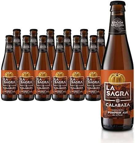 La Sagra Calabaza y Canela. Cerveza Pumpkin Ale. 6,5% Vol. Caja con 12 botellas de 33 cl