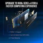 SSD PNY CS1030 500GB M.2 NVMe PCIe Gen3 x4, Velocidad de Lectura de 2000MB/s, Velocidad de Escritura 1100MB/s