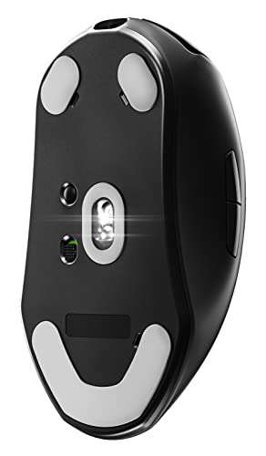 SteelSeries Prime Wireless - Ratón Gaming Inalámbrico, Batería 100H, Sensor óptico TrueMove Air 18000 CPI, interruptores óptico magnéticos
