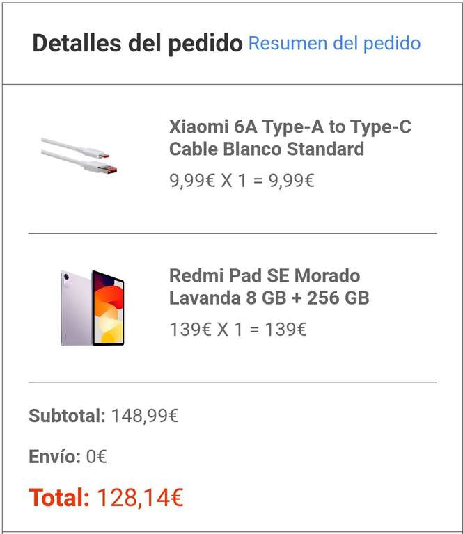 Xiaomi Pad SE 8GB+256GB - App Tienda Xiaomi
