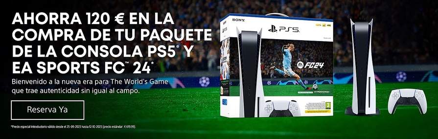 Mando inalámbrico DualSense + juego EA Sports FC24 en formato digital ·  Sony · El Corte Inglés