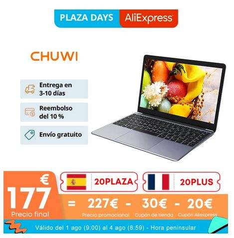 Chuwi HeroBook Pro 8GB/256GB SSD - Desde España