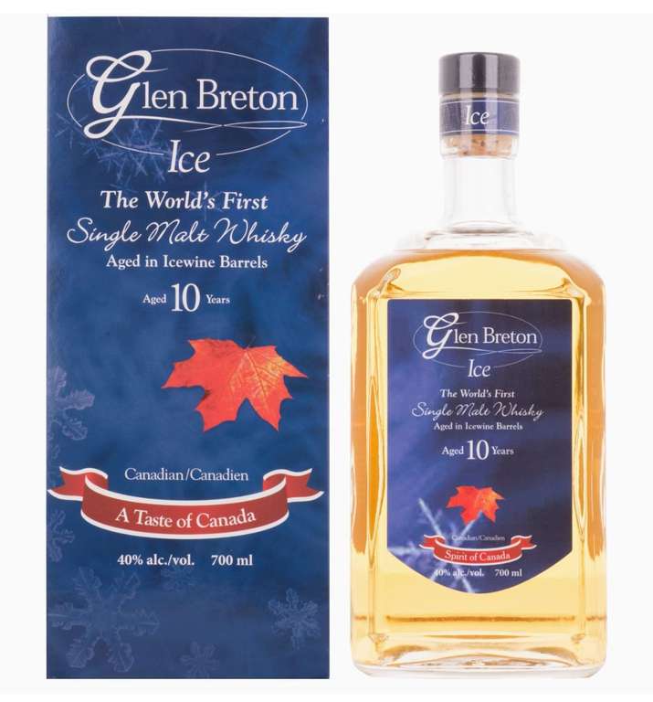 Glen Breton Glen Breton Ice 10 Years Old The World's First Single Malt Whisky Aged in Icewine Barrels 40% Vol. 0,7l in Giftbox