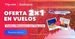 Oferta 2x1 vuelos a Marruecos