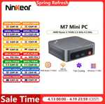 Ninkear M7 Mini PC AMD Ryzen 5 7430U 2,3 GHz-4,3 GHz Windows 11 PRO Mini ordenadores 16GB DDR4 RAM 512GB SSD WIFI 6,0