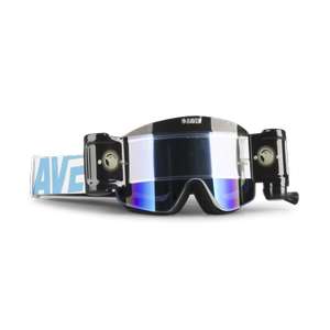 Gafas de Cross Raven Edge Ice Roll-Off - Espejo Azul Moto