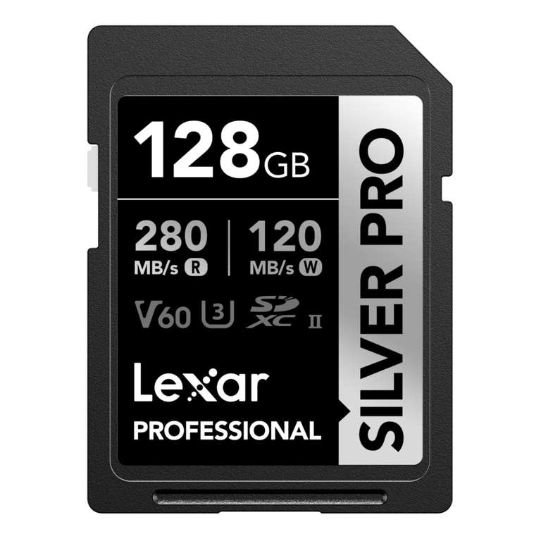 Lexar Silver Pro Tarjeta de Memoria SD de 128 GB