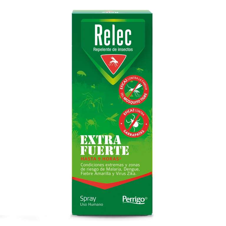 Relec Extra Fuerte Spray Antimosquitos, Repelente Mosquitos, 75 ml