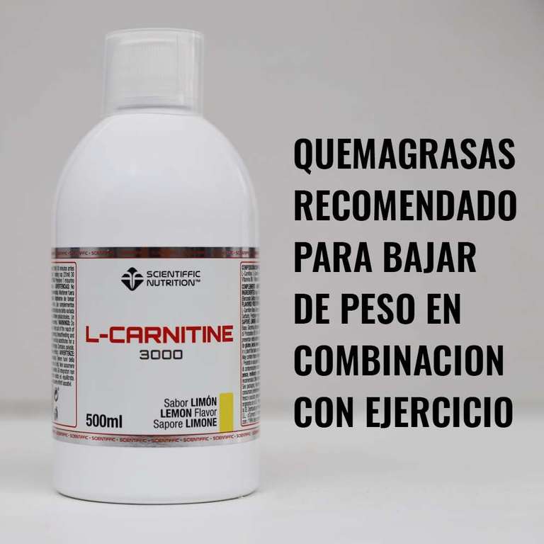 L-Carnitine 3000mg 500ml Limn at Amazon, 10.30 | Chollometro