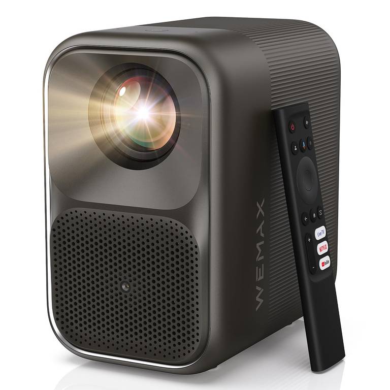 Videoproyector Inteligente Google TV y Netflix Oficial, 500 ISO Lúmenes, 1080P (4K), Autofocus y Corrección IA, Óptica Sellada Anti-Polvo
