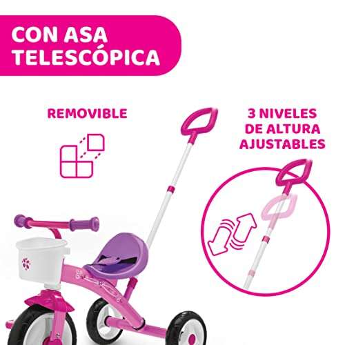 Triciclo Evolutivo U-Go Rosa