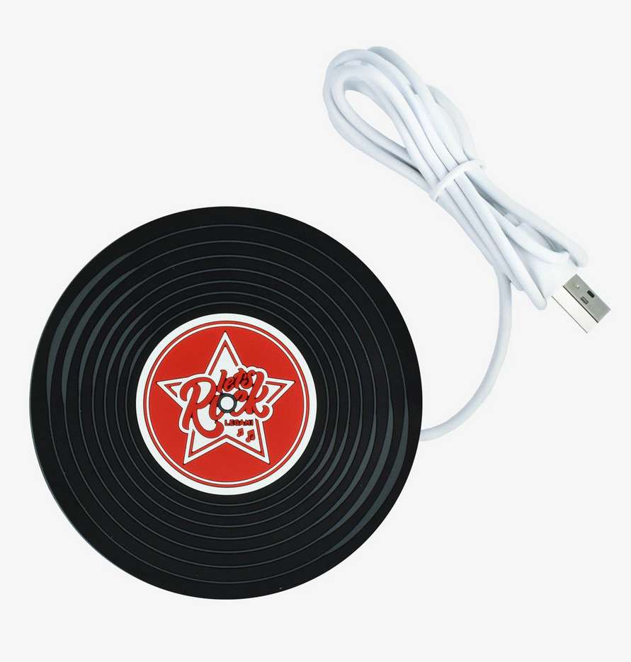 Calienta Tazas USB Legami Vinilo "Let´s Rock" por sólo 4,95€