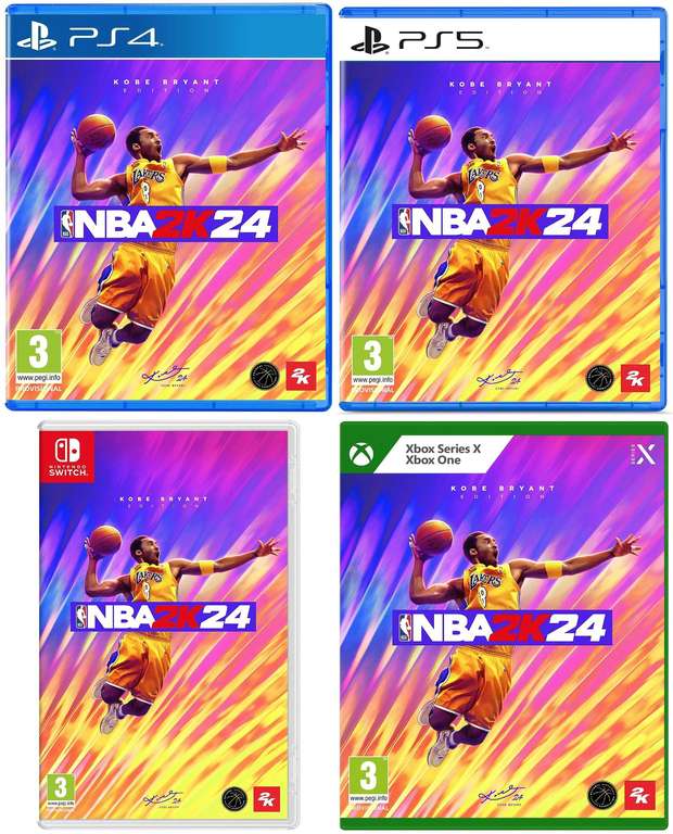 Preventa NBA 2K24 Kobe Bryant NINTENDO SWITCH // PS4 46,66€ // PS5 & XBOX SERIES 51,25€