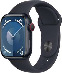Apple Watch Series 9 [GPS] Caja de Aluminio en Plata de 41mm y Correa Deportiva