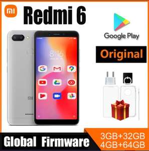 Xiaomi-Smartphone Redmi 6, pantalla completa de 5,45 " 3G 32G (versión 4G/64G 40€)